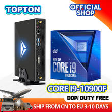 10th Gen Gamer Mini PC Intel Core I9-10900F i7-10700F Nvidia GTX 1650 4G Desktop Tower Computer 2*DDR4 M.2 Windows 10 AC WiFi BT 2024 - buy cheap