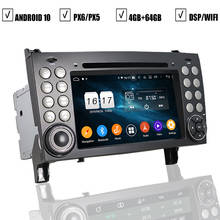 Автомобильный Android 10 DVD GPS плеер для Mercedes Benz SLK R171 W171 SLK200 SLK280 SLK350 Радио Стерео навигация BT Wifi/4G карта DAB + 2024 - купить недорого