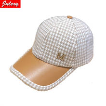 2021nova moda feminina boné de lã xadrez chapéu de sol ao ar livre boné de beisebol net para homem boné masculino panamá chapéu hip hop s snapback 2024 - compre barato