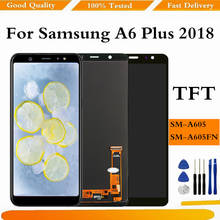 Pantalla LCD táctil para móvil, montaje de digitalizador para Samsung Galaxy A6 Plus, A605, A605F, A605FN, A605G, 2018 2024 - compra barato