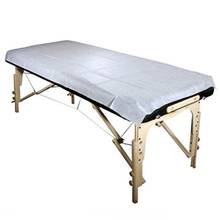 Lençol universal de mesa descartável, 100 peças, 80x180cm, branco, para tatuagem em salão de beleza, hotel 2024 - compre barato