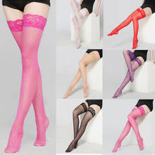 Women Stockings Female Sheer Lace Top Stay Thigh High Hold-up Pantyhose Sexy Ladies Girls Elastic Knee High Hot Thigh Hosiery 2024 - buy cheap