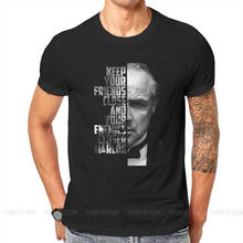 Camiseta única de Marlon Brando, El Padrino, película clásica americana del ataque, cómoda Idea de regalo de Hip Hop, gran oferta 2024 - compra barato