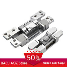 JIAOJIAOZ 180 degree concealed hinge 3d adjustable heavy duty concealed hinge for wooden door 2024 - buy cheap