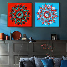 Wall Decoration Posters and Prints Wall Art Canvas Painting Abstract Mandala Flower Pictures for Living Room Home Decor No frame 2024 - buy cheap