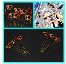 Anime Demon Slayer: Kimetsu No Yaiba Daki, tocado de Cosplay, horquilla, accesorios para disfraces de Halloween, accesorios para tomar fotos 2024 - compra barato