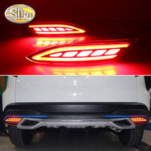 3-in-1 Functions LED Reflector Lamp Rear Fog Lamp Bumper Light Brake Light Turn Signal For Honda HR-V HRV 2015 - 2020 2024 - buy cheap