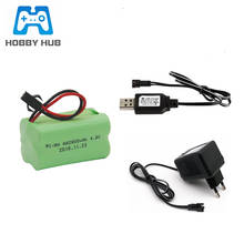 4.8v 2800mAh NIMH Battery +4.8v charger For Rc toys Car Tanks Robots Boats Guns spare parts 4.8v AA Rechargeable Battery Pack 2024 - buy cheap