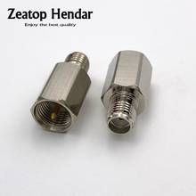 10Pcs Brass FME Male Plug to SMA Female Jack Straight RF Coaxial Adapter Connector 2024 - buy cheap
