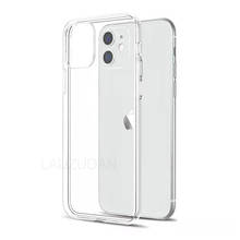 Чехлы для телефонов iPhone 7 8 6s Plus 5s, мягкий силиконовый прозрачный чехол для iPhone XR X XS 11 Pro Max New SE 2 9, задняя крышка 2024 - купить недорого