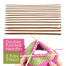 14 Pcs/set Bamboo Crochet Hook DIY Knitting Needles For Women Mom Handle Knitting Weave Yarn Crafts Knitting Sewing Tools 2024 - buy cheap