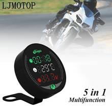 5-em-1 motocicleta medidor de tempo de temperatura da água voltímetro display usb tabela para suzuki rm 85 125 250 rmz 250 450 rmx250 2024 - compre barato