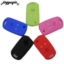 jingyuqin Silicone 3 Buttons Remote Car Key Case Cover Fob For Opel Astra H Corsa D Vectra C Zafira Styling Procted 2024 - buy cheap