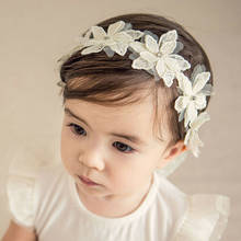 Cute Baby Kid Girl Lace Flower Headband Infant Toddler Hair Bow Band Headwear Accessories 2024 - buy cheap