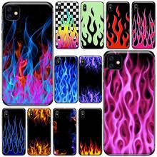 Fire Flame Artistic personality Phone Case for iPhone 11 12 pro XS MAX 8 7 6 6S Plus X 5S SE 2020 XR Luxury brand shell funda 2024 - buy cheap