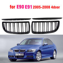 Car Black Front Hood Kidney Grille Grill for BMW 325i 328i 328xi 335i 335xi 330i 330xi FOR BMW E90 E91 2005-2008 Touring 4-Door 2024 - buy cheap