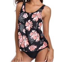 Swimwear Women Plus Size Tankini Sets Vintage Bikini 2020 Biquini Print Bathing Suit Female Monokini Swim Suit Beach Wear 3XL 2024 - buy cheap