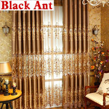 Curtain For Window Drapes European Luxury Modern Elegant Noble Shade Curtain For Living Room Bedroom Blackout Custom X486#30 2024 - buy cheap