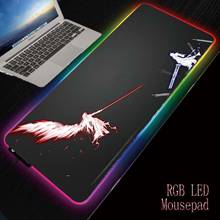 MRGBEST Anime Final Fantasy RGB Large Gaming Mouse Pad Gamer Xxl Led Mouse Mat Keyboard desktop Mice Pad with Backlit 2024 - buy cheap
