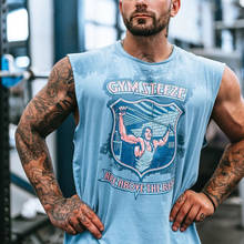 Colourful Mens Tank Tops Shirt Gym Stringer Graphic Printed Sleeveless Shirt Hip Hop Streetwear  Workout Tank Top 2024 - buy cheap