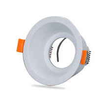 White Round LED Recessed Ceiling Downlight GU10/MR16 Fitting Mounting Socket Holder Base Frame Spot Lights Fixtures 2024 - buy cheap