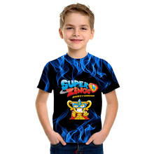 Superzings Kids T Shirt Children Clothing 2021 Funny Summer Tops Cartoon Superzings Kawaii Tee Boys Girls Clothes Hot Video Game 2024 - buy cheap