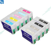 Cartuchos recargables para Epson P600 surecolor P600, 9 Uds., con chip de reinicio automático T7601 2024 - compra barato