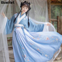 Chinese Ancient Traditional Dress Woman Elegant Hanfu Dress Fairy Embroidery Dance Costumes Tang Suit Girl Princess Clothing 2024 - buy cheap