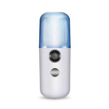 Mini spray de hidratação facial portátil, usb, recarregável, instrumento de beleza, umidificador facial, pulverizador de água com resfriamento diário 2024 - compre barato