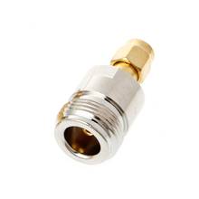 N Female Jack to SMA Male Plug RF Coax Adapter Convertor Straight Nickel Plated 2024 - buy cheap