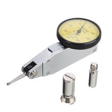 Alta qualidade indicador de teste de alavanca dial calibre de precisão métrica com trilhos de braçadeira de cauda de andorinha 0-40-0 0.01mm ferramenta de medição novo 2024 - compre barato