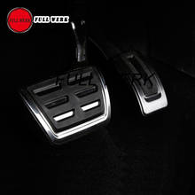 1 Set Aluminum Rubber Car Accelerator Pedal Cover for 2017-2020 Skoda Kodiaq and GT Interior Accessories No Drilling 2024 - buy cheap