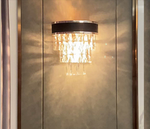Luminária de parede em cristal, modernas, minimalista, criativa, luxuosa, para sala de estar, quarto, corredores 2024 - compre barato