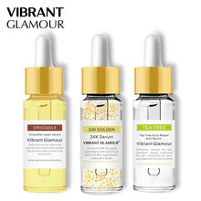 VIBRANT GLAMOUR-Conjunto de suero facial dorado, antiarrugas, Cocodrilo, reparación de cicatrices, tratamiento de árbol de té, manchas blanqueadoras de acné 2024 - compra barato