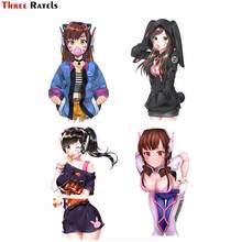 Three Ratels FC651 DVA Sexy Girl Car Body Sticker Sexy Anime Girls Decal 2024 - buy cheap