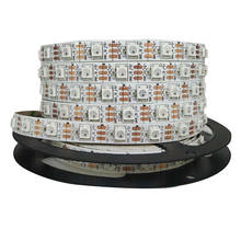 Ws2812b-fita adesiva ws2812b, 50m, dv5v, rgb, led, envio da dhl, cor completa, luzes de natal