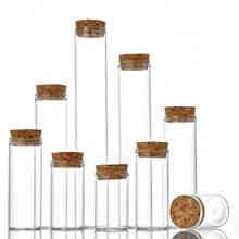 80pcs 40ml 50ml 60ml 80ml Mini Glass Bottle with Corks Empty Jars Vial for Tea Saffron Sweet Food Gift Bottle Gift Wedding Jars 2024 - buy cheap