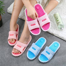 Couple Floor Slippers Men And Women Household Bathroom Sandals Ladies Home Plastic Flip Flops Female Fashion Shoes Large Size 45 2024 - buy cheap