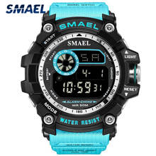 SMAEL-Reloj deportivo militar para Hombre, cronógrafo Digital de cuarzo, LED, resistente al agua, Masculino 2024 - compra barato