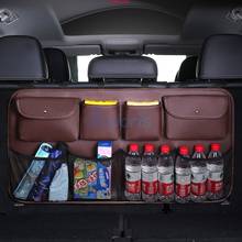Для Toyota Fortuner Innova RAV4 Highlander задний багажник сумка для хранения на спинку сиденья багажные сетки крючок и петля автомобильный Органайзер аксессуары 2024 - купить недорого