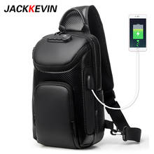 JackKevin 2021 New Shoulder Multifunction Bag for Male Men Anti-theft Crossbody Messenger Bags Men Waterproof Chest Bag Pack 2024 - buy cheap