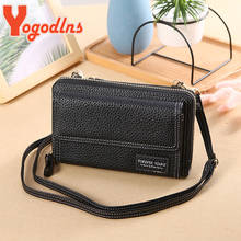 Yogodlns Casual Flap Cellphone Bag Women Soft PU Leather Crossbody Bag Small Messenger Bag New Shoulder Bag Simple Lady Handbag 2024 - buy cheap