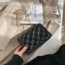 2022 Luxury Brand Women Mini Crossbody Bags Fashion Diamond Lattice Chain Shoulder Bag Clutch Bags Winter Women Messenger Bag 2024 - buy cheap
