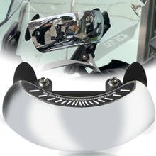 Motorcyle Driver Wide Angle Round Convex Mirror Blind Spot RearView Vehicle For Honda Africa Twin CRF1000L NC700X VFR1200X 2024 - buy cheap