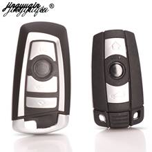 jingyuqin 3/4 Button Remote Smart Key Cover Case Housing for BMW 1 3 5 6 7 F Series E90 E91 E92 E60 E61 X1 X3 X4 X5 X6 Key Cover 2024 - buy cheap