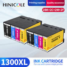 Hinicool-cartucho de tinta rellenable, PGI-1300, PGI1300, compatible con impresora Canon MAXIFY MB2030 MB2330 MB2130 MB2730 2024 - compra barato