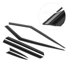 6pcs Black Window Visor Vent Sun Rain Shade Deflector Fits for Land Rover Range Velar 2018-ON auto accessories 2024 - buy cheap