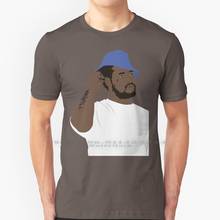 Camiseta de algodón 100% puro para hombre, prenda de vestir, estilo Hip Hop, Rap, Rap, Cloud, Rap 2024 - compra barato