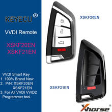 XHORSE Knife Style VVDI Universal Smart Proximity Remote Key With 4 Buttons for VVDI Key Tool VVDI2 P/N XSKF21EN XSKF20EN 2024 - buy cheap
