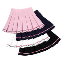 Elastic Waist Women Pleated Skirts Summer High Waist Ladies Mini Skirt Sweet Ladies Girls Dance Skirt Harajuku Female Skirts 2024 - buy cheap